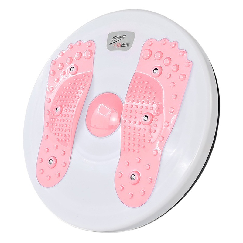 Waist twisting plate turntable waist twisting machine magnet fitness waist twisting plate household multi-functional belly slimming device magnet waist twisting plate