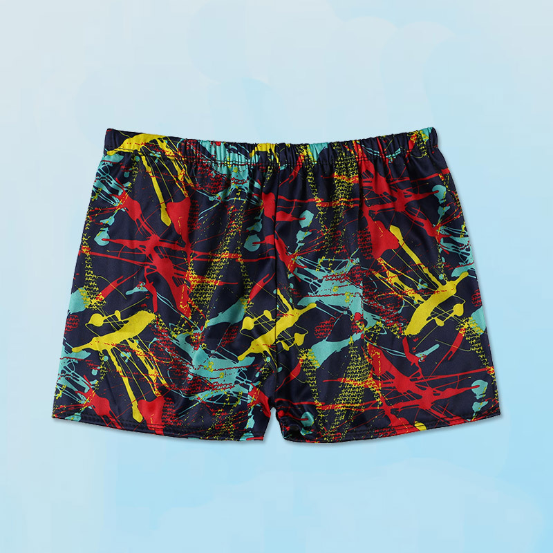 Picture of Adult Men's Swimming Trunks Comfortable Corner Shorts Plus Large Size Quick-drying Swimming Equipment Men's Swimsuit Swimming Trunks