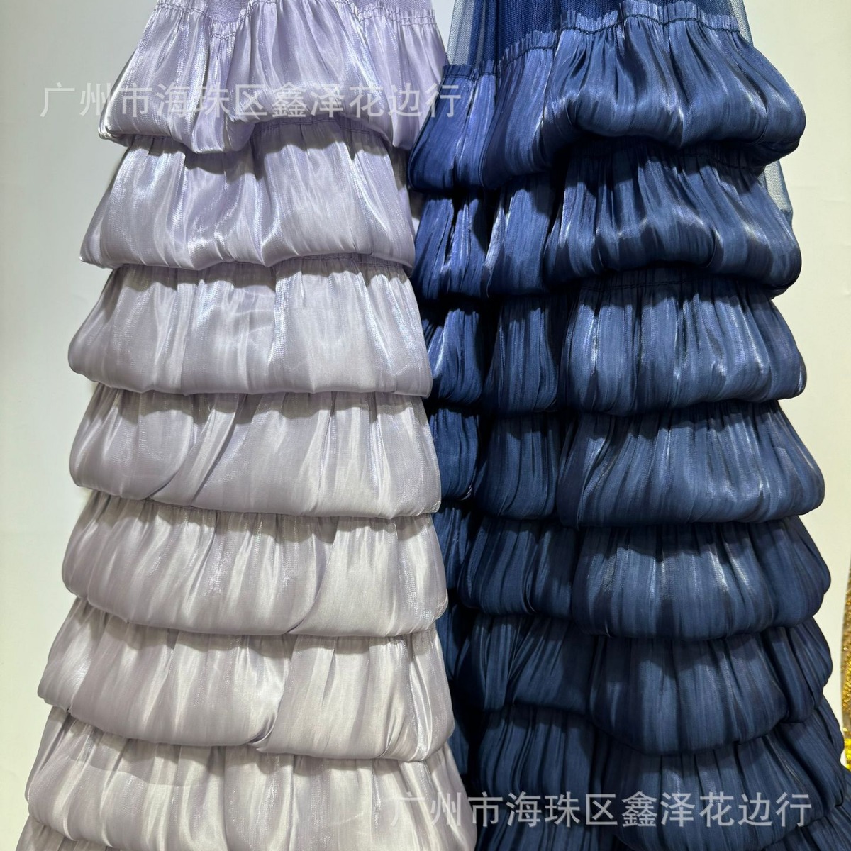 Tutu skirt children's clothing cake skirt double diy retro style super soft flash double crystal satin pleated lace handmade