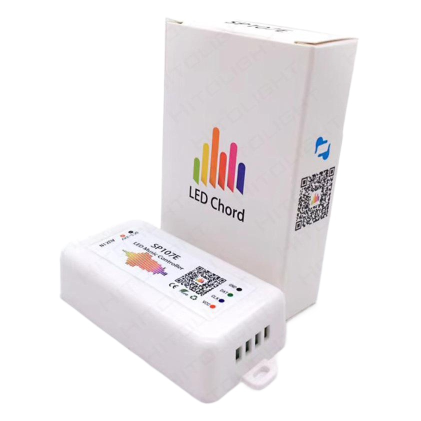 Xilai light SP107E Smart LED Bluetooth music magic color full color light strip 2811/2812 controller DC5-24