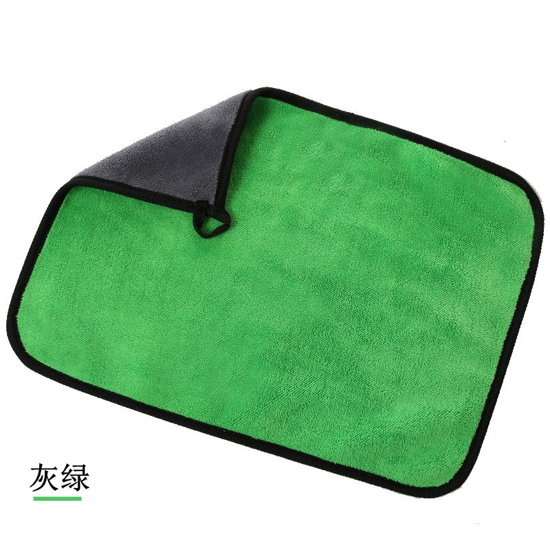 Picture of Microfiber Kitchen Cleaning Rag, Housekeeping Cleaning Special Towel, Thick Absorbent Table Wiping Car Washing Car Wiping Towel