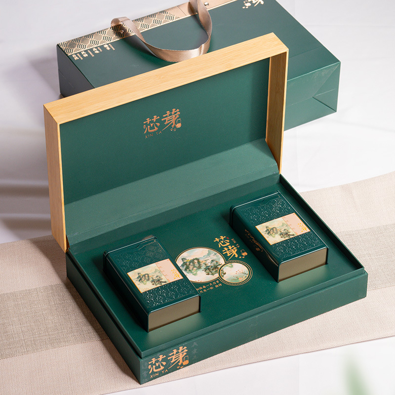 High-grade tea gift box Longjing tea Biluochun Xinyang Maojian Huangshan Maofeng Anji white tea general gift box
