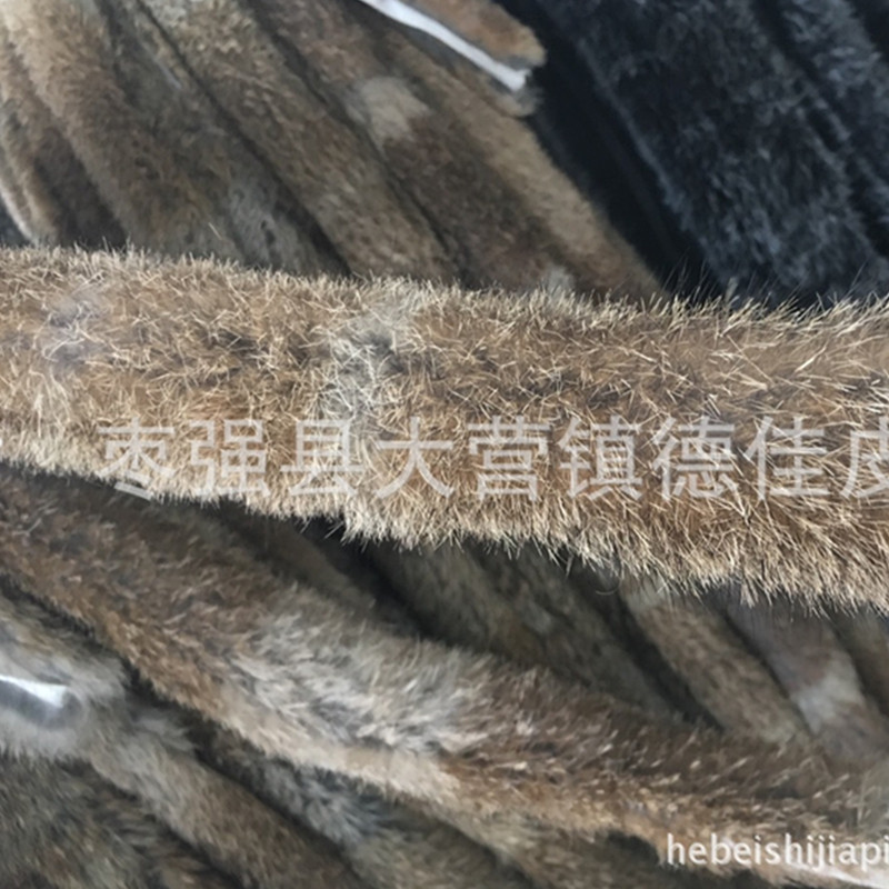 Picture of Wholesale rabbit wool strip 5cm fur hat strip DIY Tang suit Cape pet clothing fur strip wool strip wool edge