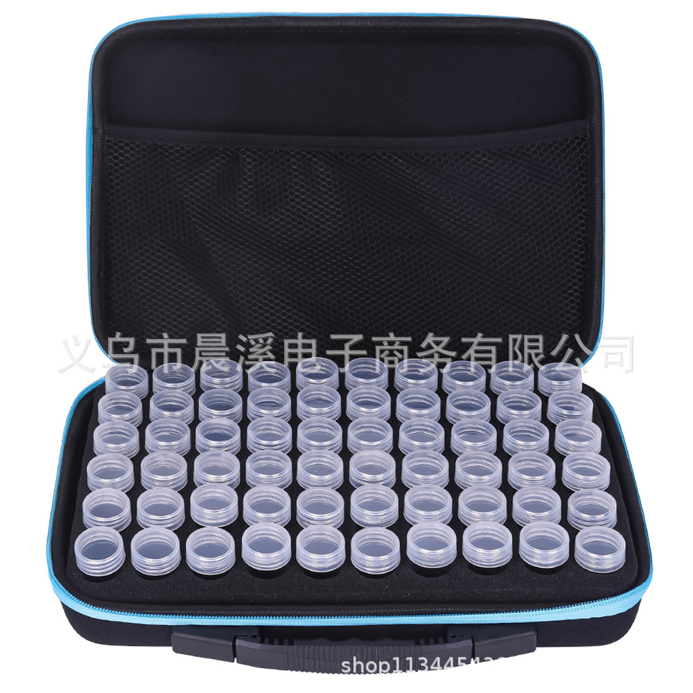 Picture of DIY diamond painting tool 60/120/240 grid drill bottle portable storage bag suit foreign trade new drill