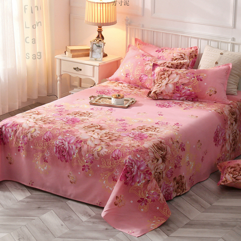 Bed sheets skin-friendly sanding thickened bed sheets single double single bed kang single student dormitory four-season multi-specification