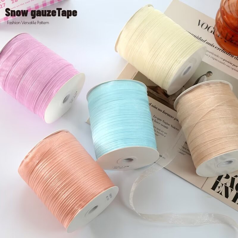 1.5cm large roll snow yarn with hook hat ribbon thread ribbon wholesale hand-woven summer cool hat material