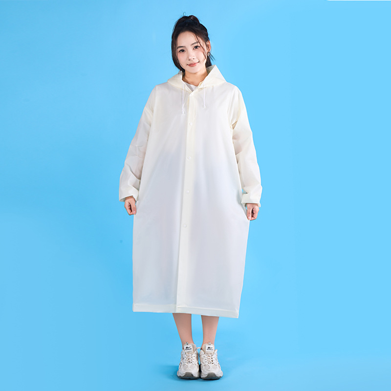 Picture of Non-Disposable Eva Unisex Outdoor Raincoat Drifting Travel Rainstorm-proof Thickened Portable Adult Raincoat