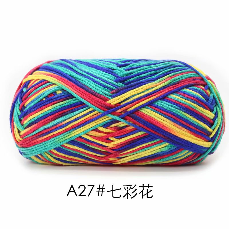 Picture of Su-velvet cotton hand-woven color wool knitting thread scarf coarse wool fancy doll coat needle sweater thread