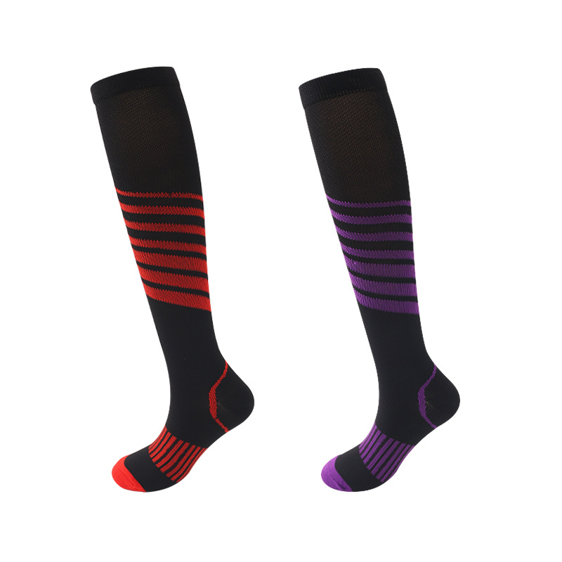 Picture of Sports Compression Socks, Multi-Color Pressure Compression Sports Socks for Men and Women, Running Sports Socks, in Stock, Direct Supply from the Manufacturer, Sweat-Absorbent