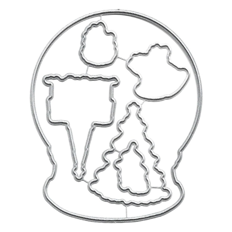 Transparent silicone seal hand account seal finished seal diary card stamp T2009 Christmas