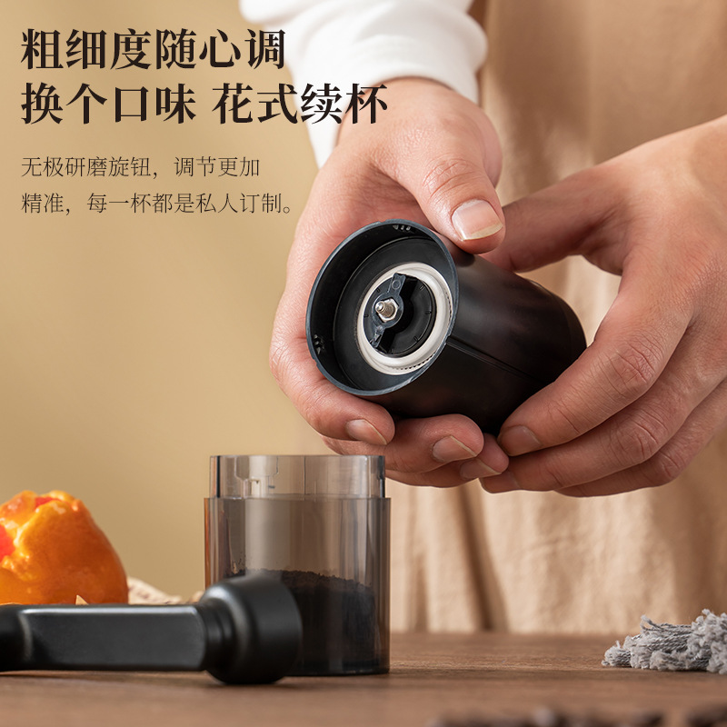 Picture of Hand coffee grinder manual bean grinder electric coffee machine household small portable Italian coffee appliance