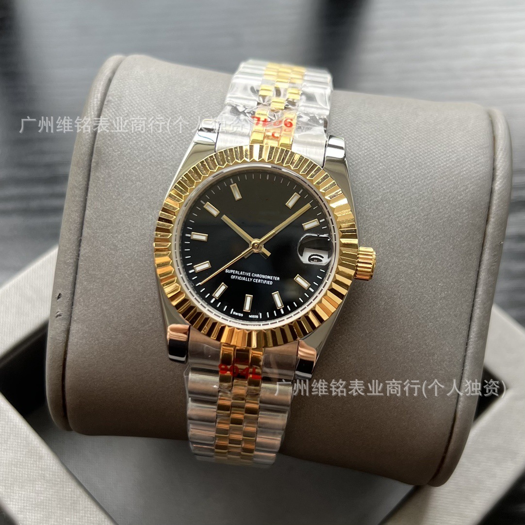 Gold Log Watch Women's Pink Log Gold Log Quartz Steel Oyster Perpetual Log Danny Lu Watch