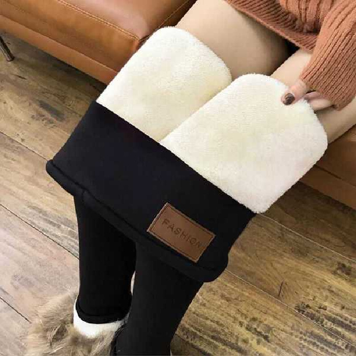 Picture of 2023 New Fall/Winter fleece-lined Thickened High Waist Leggings Outer Wear Slim-fit Slimming Leggings Children's Student Trousers
