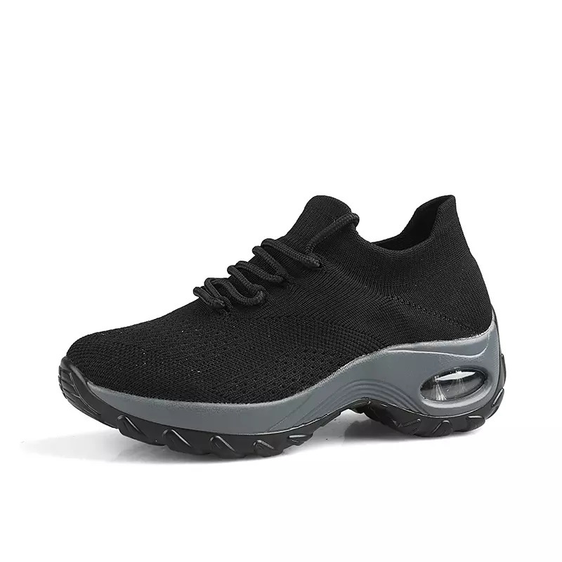 Picture of Cross-Border Hot Style Large Size Women's Shoes Air Cushion Fly Woven Casual Shoes Slip-On Shoes Fashion Rocking Shoes Quanzhou Sports Shoes