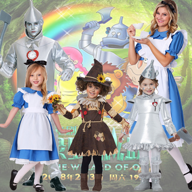 New Wizard of oz Scarecrow Iron Man Drama Stage Costume Halloween European and American Game Costume