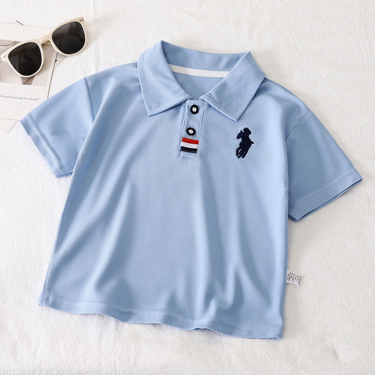 Picture of Boys' POLO Shirt Summer New Arrival Embroidered Baby Casual Lel Children's Short Sleeve T-Shirt 2025 Summer Children's Wear Batch