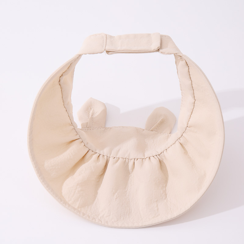 Picture of Baby Sunscreen Hat Summer Thin Children's Sun Hat Cute Bear Ears Baby Female Hat Sun Hat Empty Top