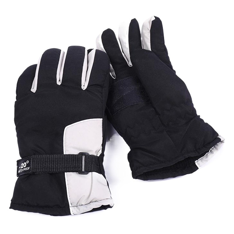 Ski Resort Ski Anti-slip Gloves Warm Adult Outdoor Gloves Waterproof Cold-proof Thickened Large Cotton Gloves Wholesale