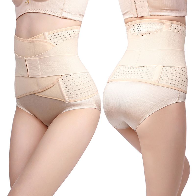 Cross-Border Unisex Shaping High-Waist Abdominal Belt with Velcro Fastener, Body Shaping Double Belt Sports Belt, Hot-Selling Cross-Border Product