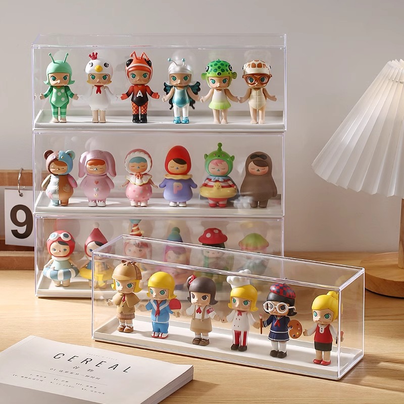 Acrylic Lego Building Blocks Bubble Mart Storage Box Hand-Made Toy Model Dust-Proof Large-Capacity Blind Box Doll Display