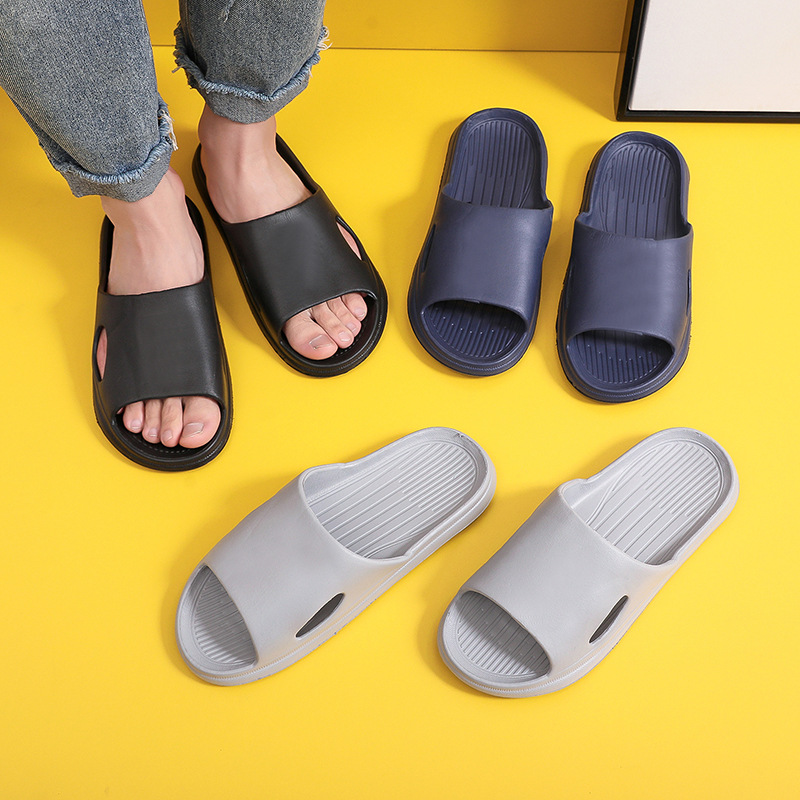 Picture of Summer Indoor Home Slippers Bathroom Bath Non-Slip Slippers Women's Soft Bottom Home Couple Home Slippers Eva
