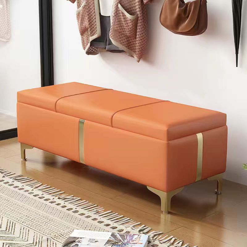 Picture of Shoe-Changing Bench for Home Entrance, Multifunctional Clothing Store Fitting Room, Long Storage Sofa Bench, Can Be Used as a Seat, Factory Supply