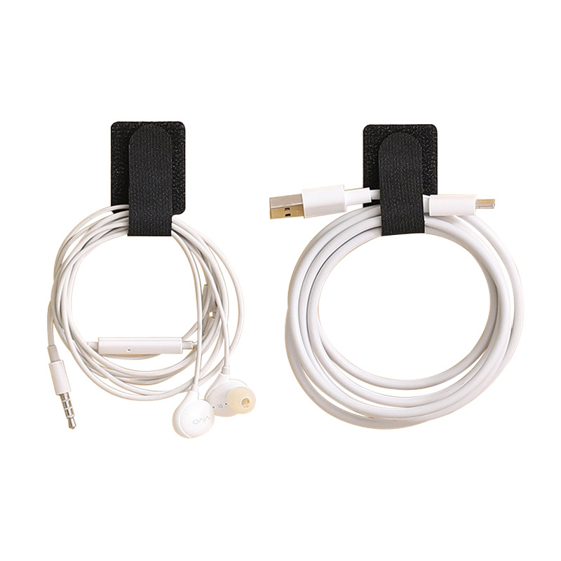 Picture of Velcro cable organizer self-adhesive adhesive power cord Velcro cable tie charging cable storage cable organizer cable organizer