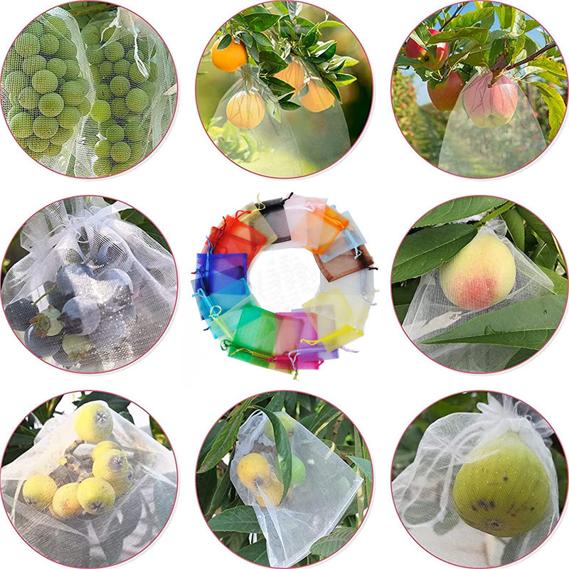 Picture of Wholesale Fruit Bagging, Special Bagging for Breeding Strawberries and Peaches, Gardening Orchard Bird-Proof Nylon Insect-Proof Mesh Bag