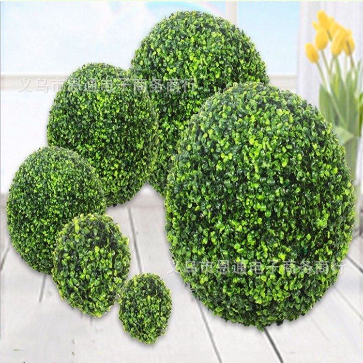 Artificial straw ball plastic Milan ball wedding ornaments decoration 4s shop mall atrium ornaments bar