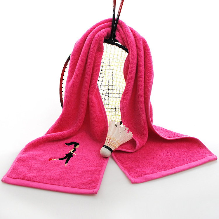 Picture of Cotton sports towel gym 32*110 extended sweat towel Marathon gift sports towel custom logo