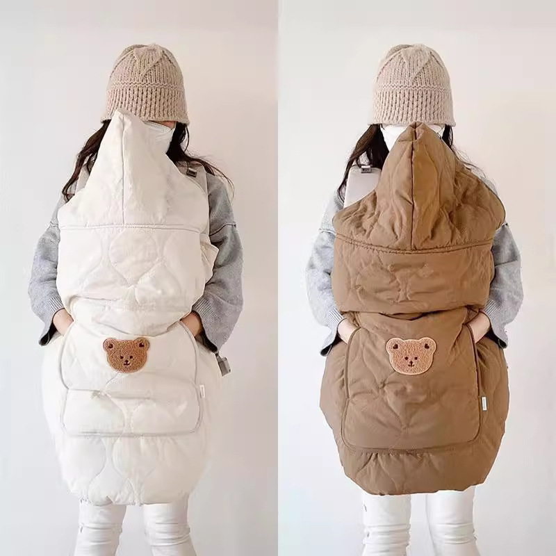Baby Stroller Windproof Blanket Baby Autumn and Winter Outing Cloak Blanket Stroller Walking Artifact Windshield Cloak
