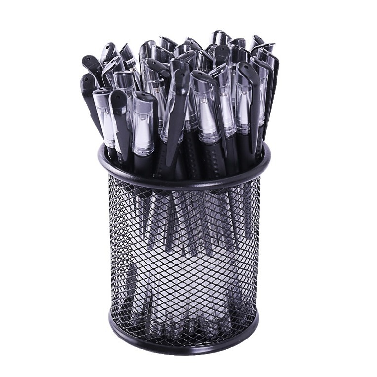 Picture of Office supplies European standard gel pen plastic student sign pen black 0.5mm bullet brush pen wholesale