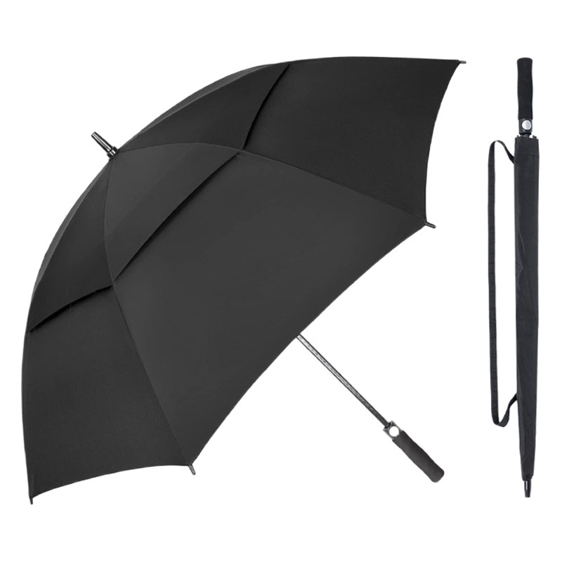 Oversized Automatic Double Layer Golf Umbrella Extra Large Long Handle Umbrella Oversized 3-5 Men Business Long Handle Umbrella