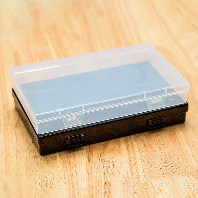 Yulin Meijia D604 Transparent Rectangular Lid Stationery Pen Electronic Accessories PP Plastic Box Storage Empty Box