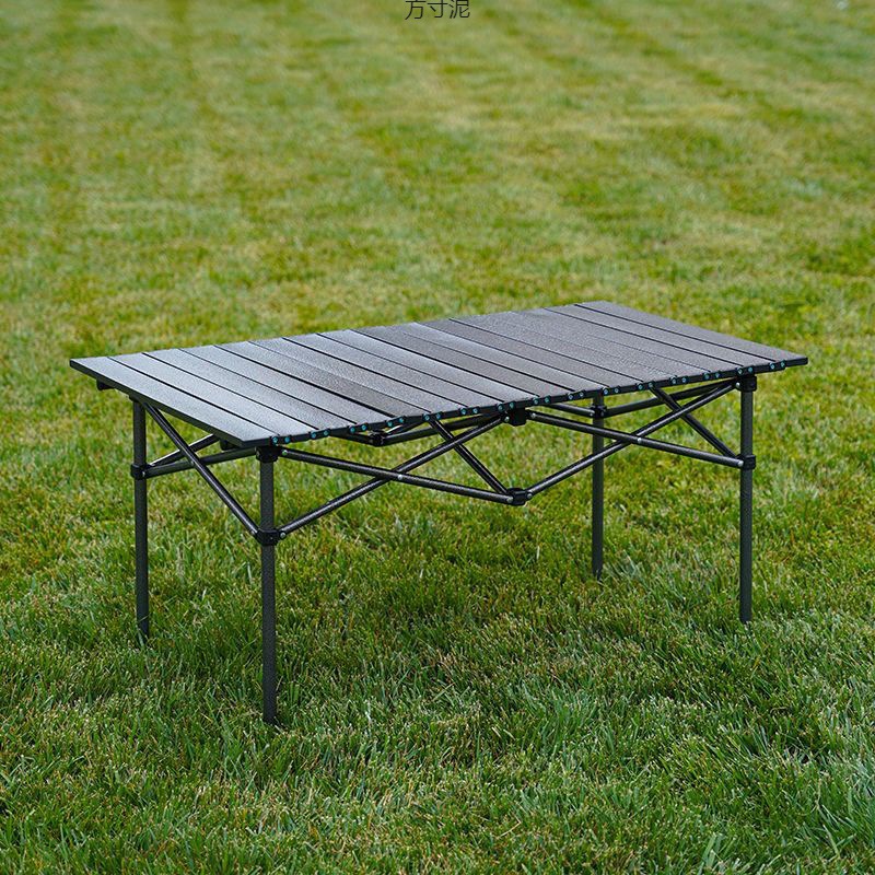Folding Table Rental House Dormitory Home Outdoor Travel Camping Style Barbecue Stall Steel Alloy Egg Roll Table