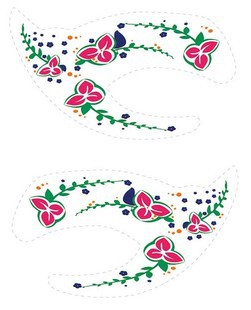 Picture of Smokey Eye Shadow Eyeliner Makeup Tattoo Sticker Suitable for Daily Parties Temporary Tattoos Can Be Used for 3-5 Days