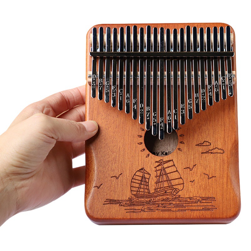 Thumb piano Kalimba 21-tone five-finger piano girl beginner's musical instrument kalimba finger piano genuine goods