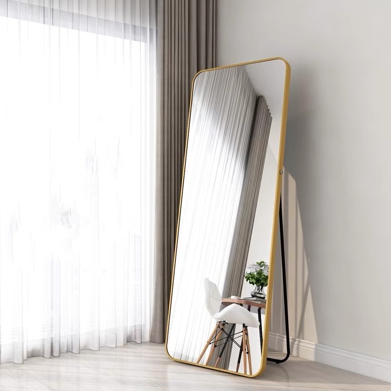 Mirror, Full-Length Mirror, Floor-To-Ceiling Mirror, Home Dressing Mirror, Removable Mirror, Floor-To-Ceiling Mirror, Full-Length Mirror, Floor-To-Ceiling Mirror
