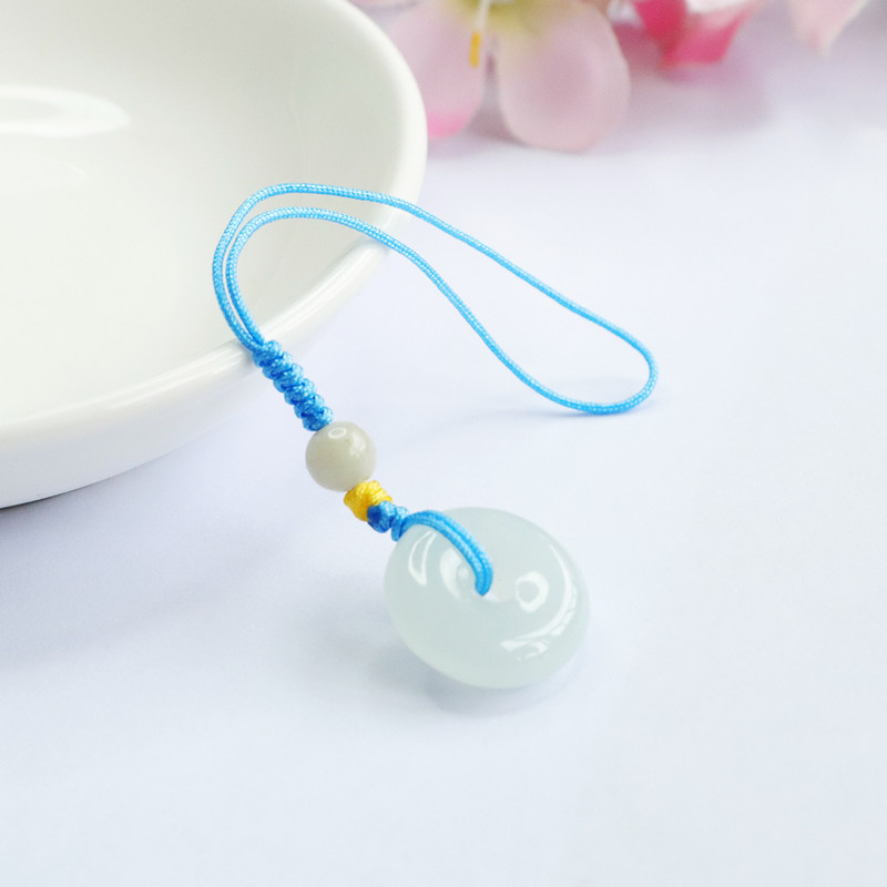 Picture of Xinyu natural jade pendant a goods Jade safe buckle bag key hanging jewelry factory wholesale FC2081110