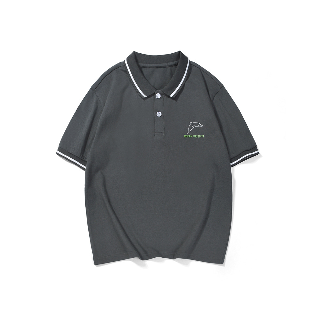 Picture of Summer Korean version of the new boys short sleeve cotton POLO short sleeve shirt children's lapel jacket T-shirt wholesale