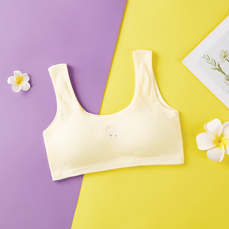 Picture of Girl's underwear development period student girl's high school student underwear pure cotton vest girl's junior high school student underwear