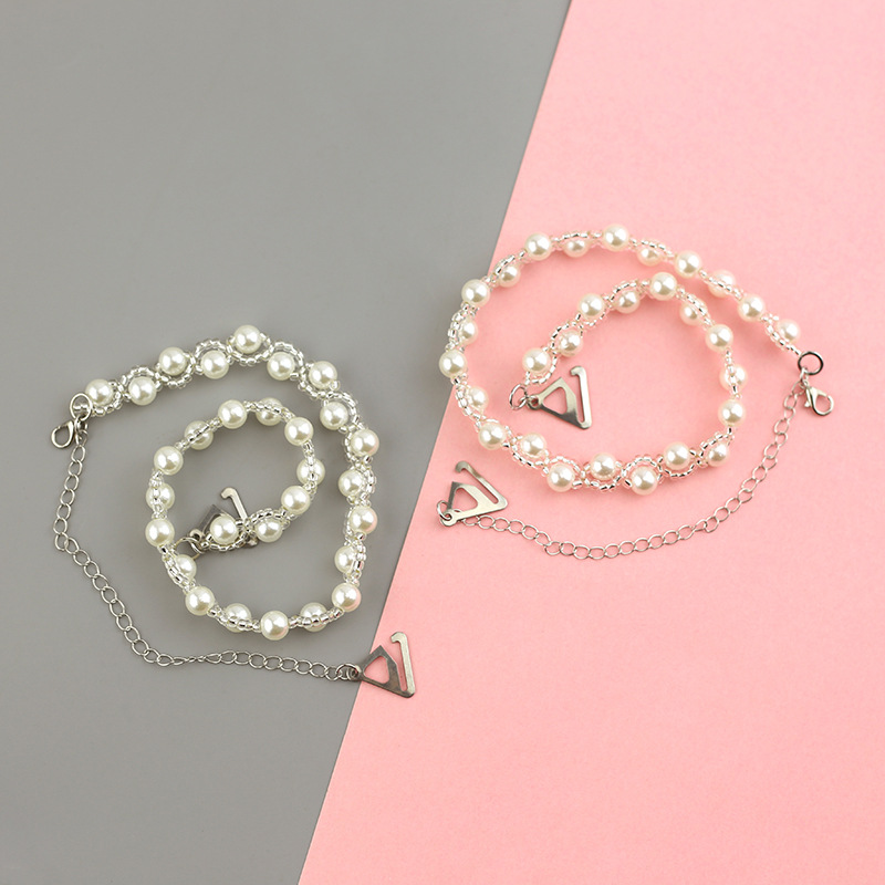 Exquisite handmade beaded shoulder strap Pearl Crystal shoulder strap underwear skirt swimsuit DIY shoulder strap decoration