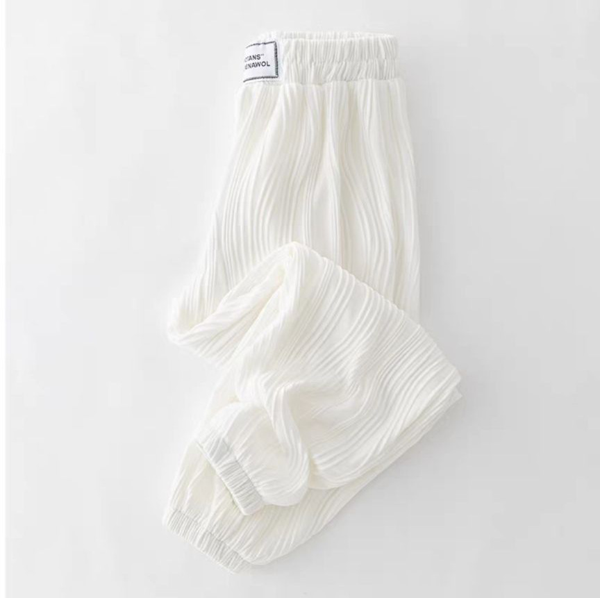Picture of Girls' Summer Pants Ice Silk 2024 New Style Middle and Large Children's Thin Anti-mosquito Pants Summer Casual Sports Pants Trendy