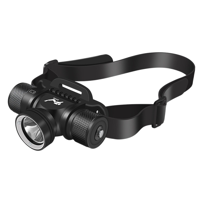 New 21700 diving headlight deep sea underwater photography fill light amphibious LED diving flashlight