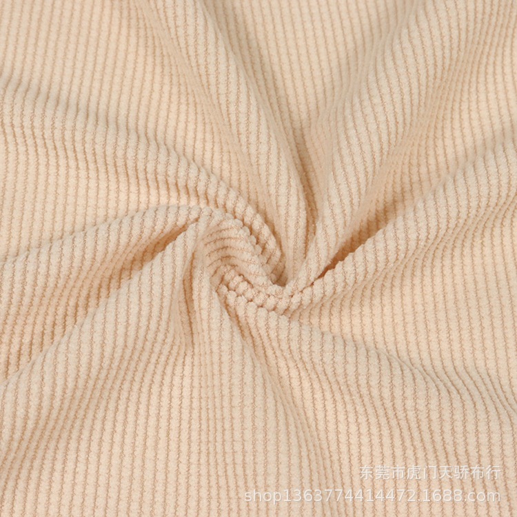 Spot supply woven polyester corduroy jacquard woven corn grain jacquard silk 11 corduroy fabric