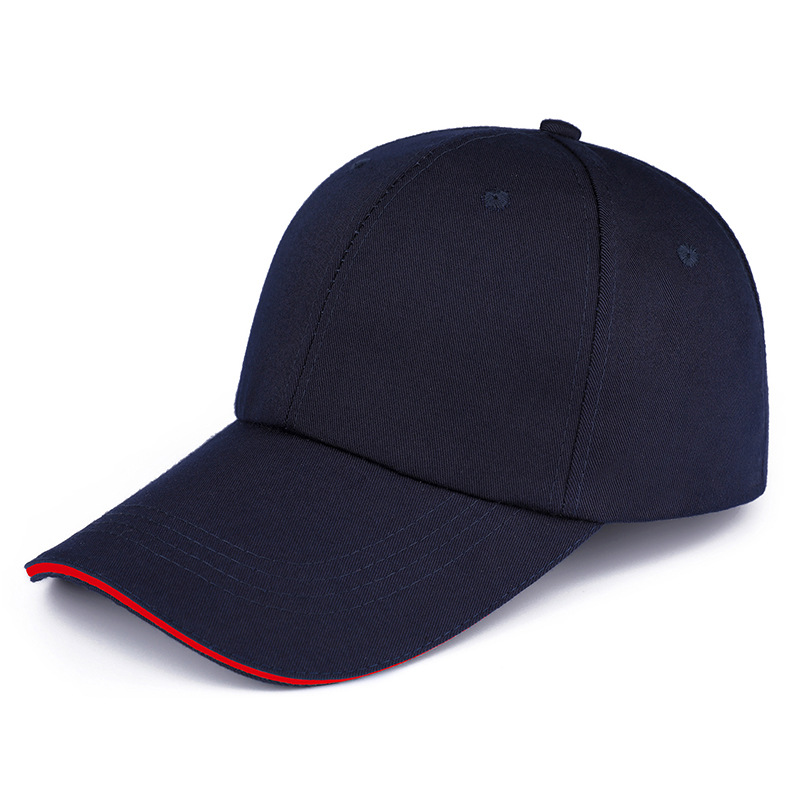 Picture of Advertising cap printing Korean style ins hat custom made logo cap embroidery travel cap cotton baseball cap