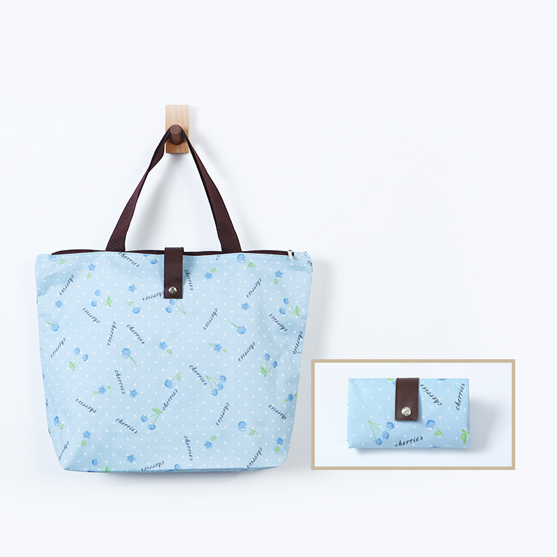 Picture of Oxford Cloth Foldableing Shopping Bag Satchel Shopping Bag Satchel Advertising Environmentally Friendly Foldableable Grocery Shopping Bag Customization