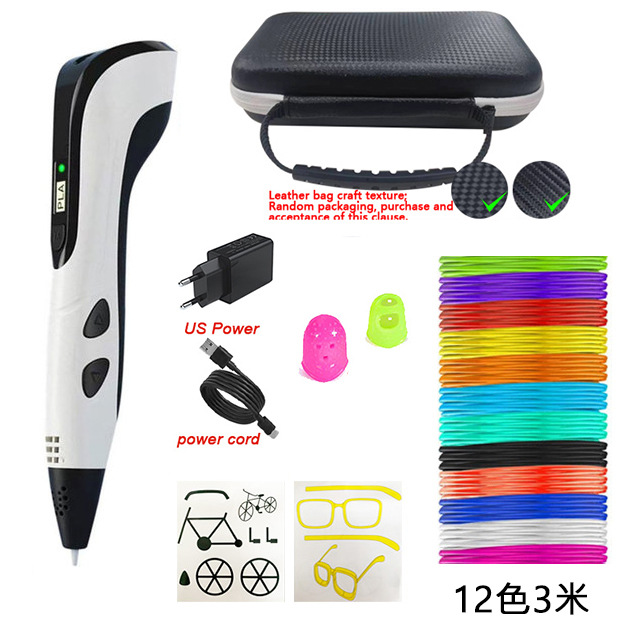 New cross-border 3d three-dimensional painting graffiti printing pen creative smart toy private model factory 3D printing pen printing
