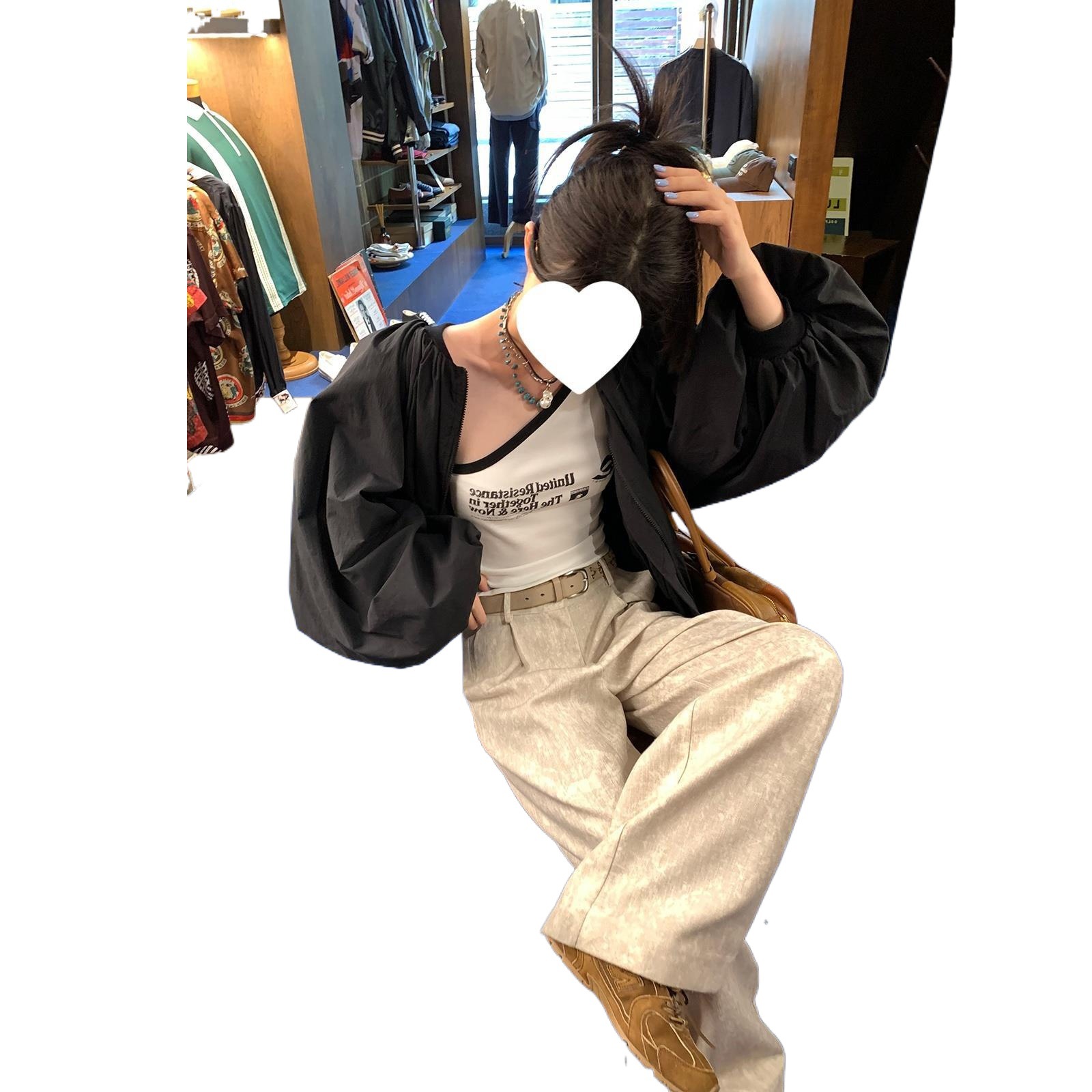 Picture of [in stock] VC and Da Wang bump shirt birthday diagonal shoulder vest Joker Korean casual 2024 spring new