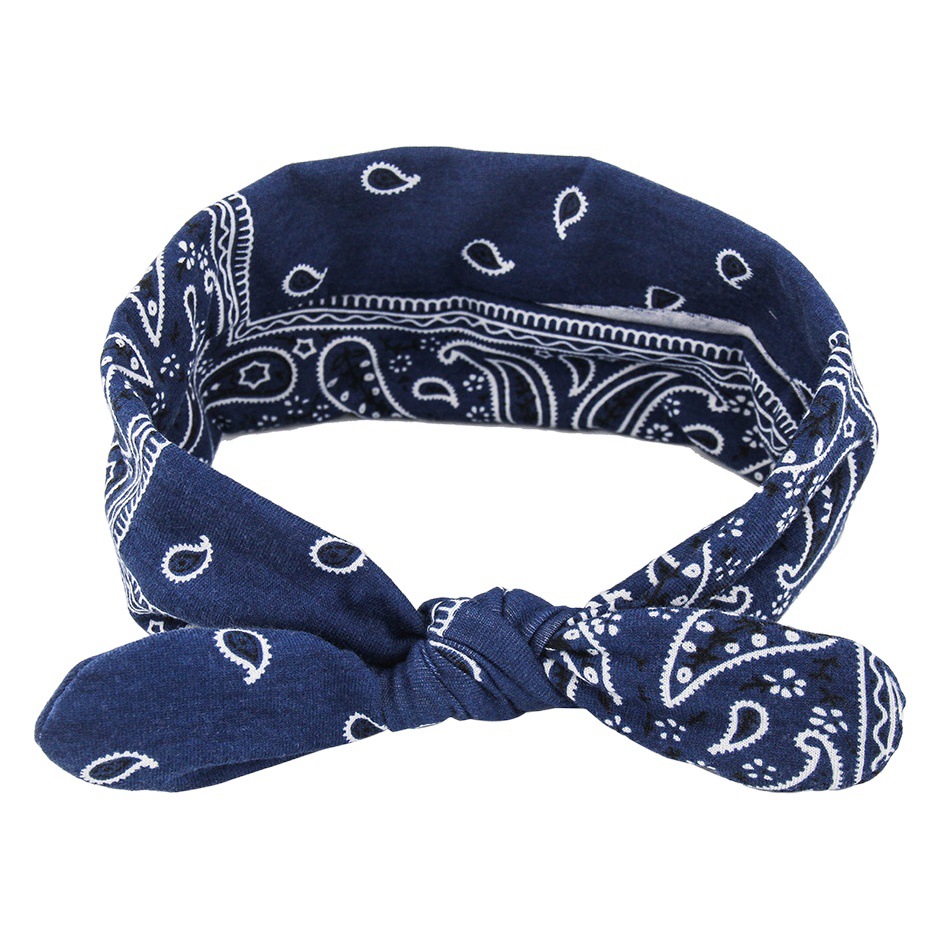 Amazon Hot Selling Cashew Hair Band Rabbit Ear Amoeba Elastic Hair Band Cross Border Sports Hair Accessories Hair Band Wholesale